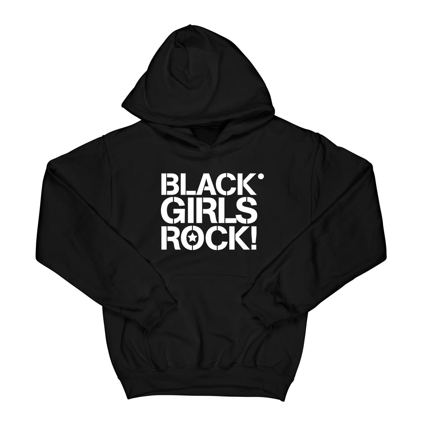 Black Girls Rock Stencil "Black" Hoodie
