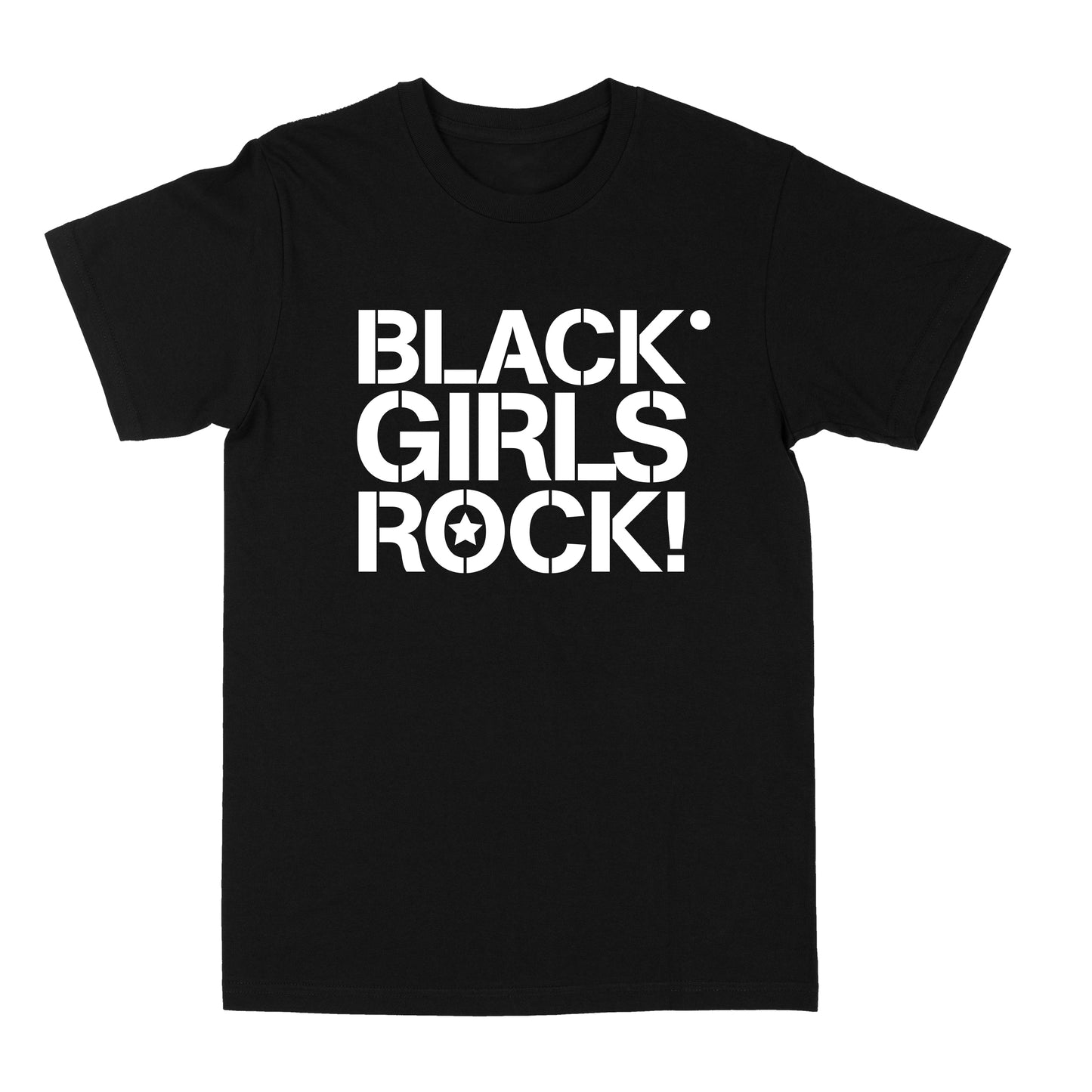 Black Girls Rock Stencil Logo "Black" Tee