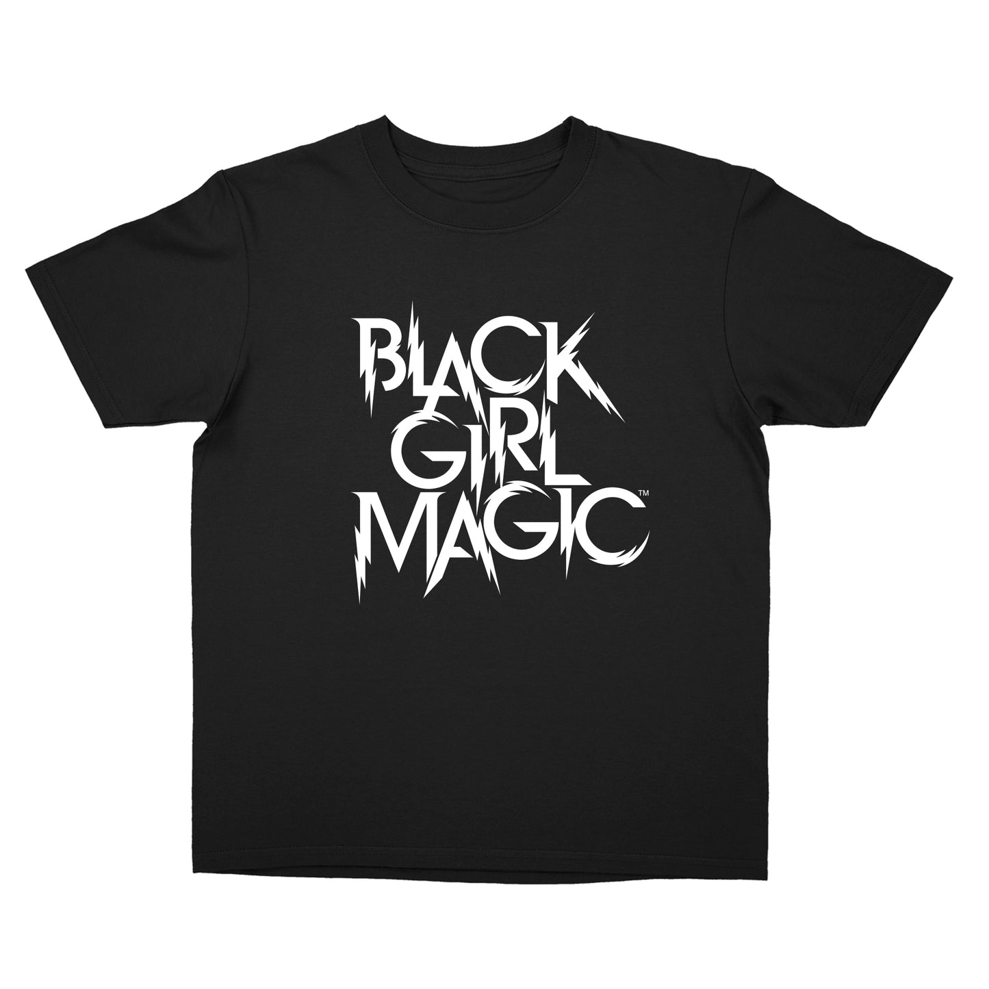 YOUTH Black Girl Magic Lightning Logo "Black" Tee