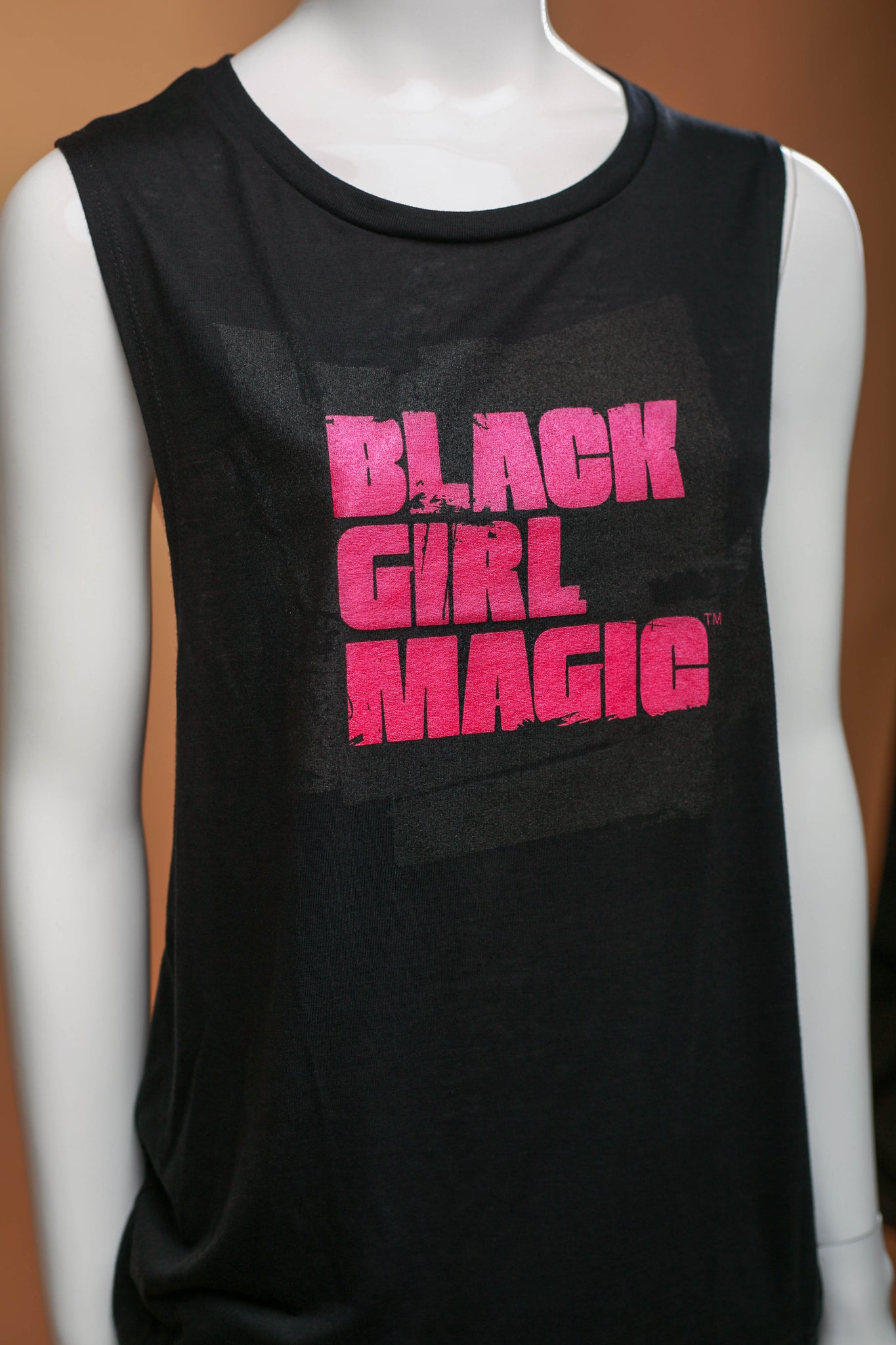 Black Girls Magic Pink Sleeveless Tee