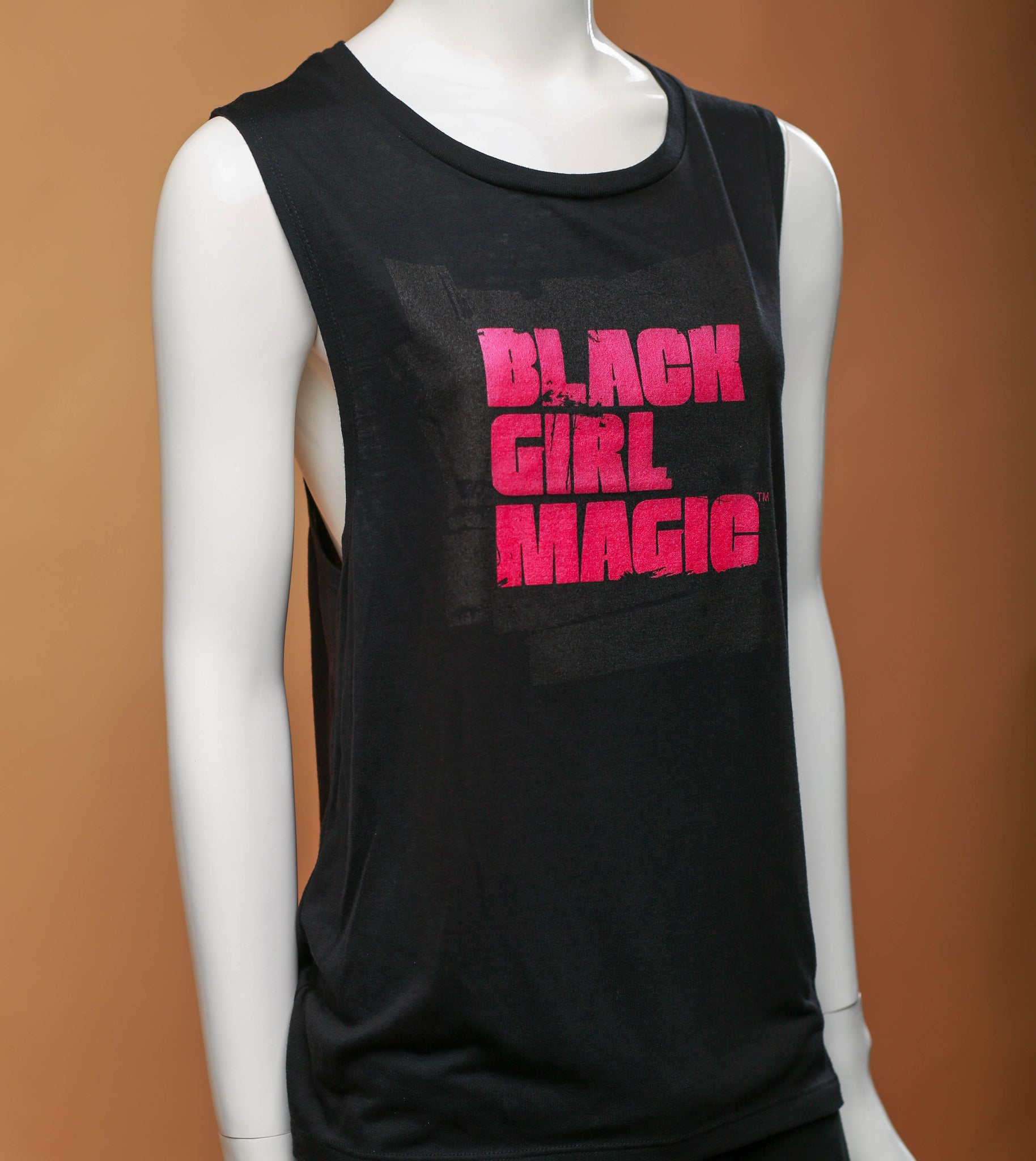 Black Girls Magic Pink Sleeveless Tee