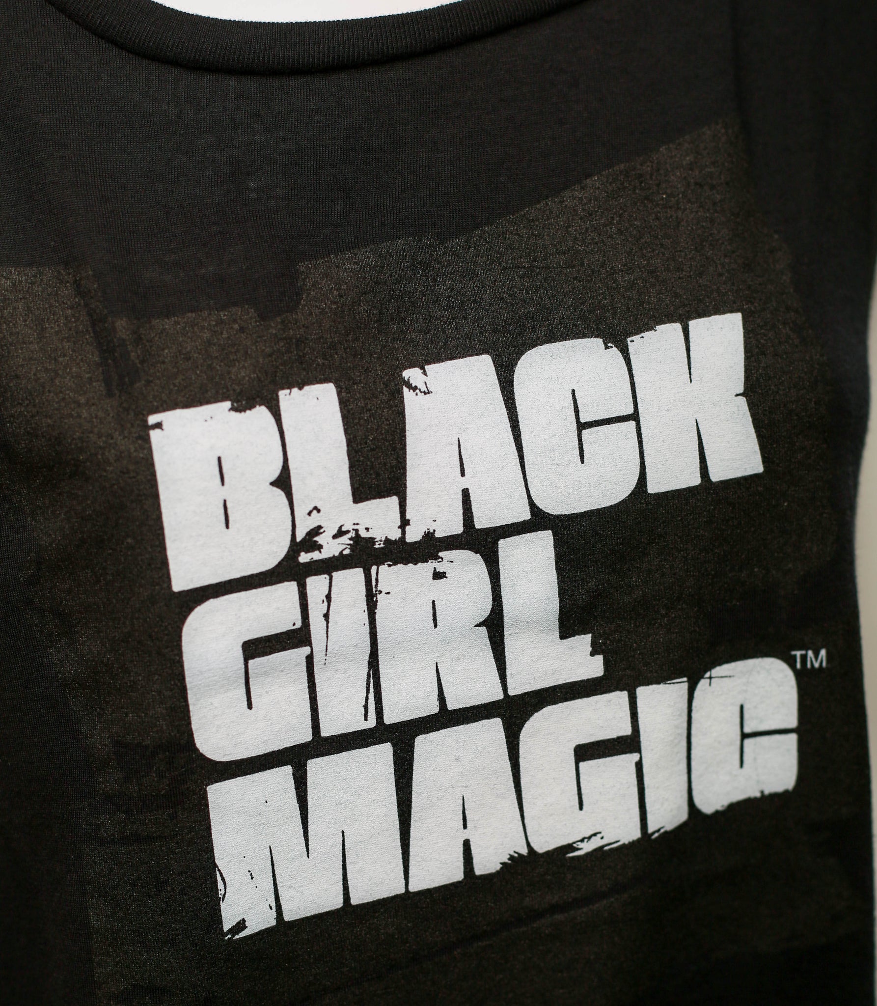 Black Girls Magic White Sleeveless Women Tee