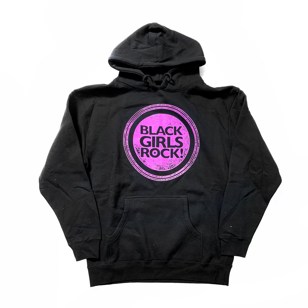 Black Girls Rock Purple Grunge "Black" Hoodie